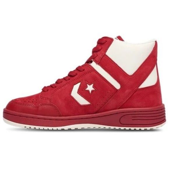 Converse Weapon Mid Red White Sneakers Men\'s 9.5 Women 11 Retro Basketball